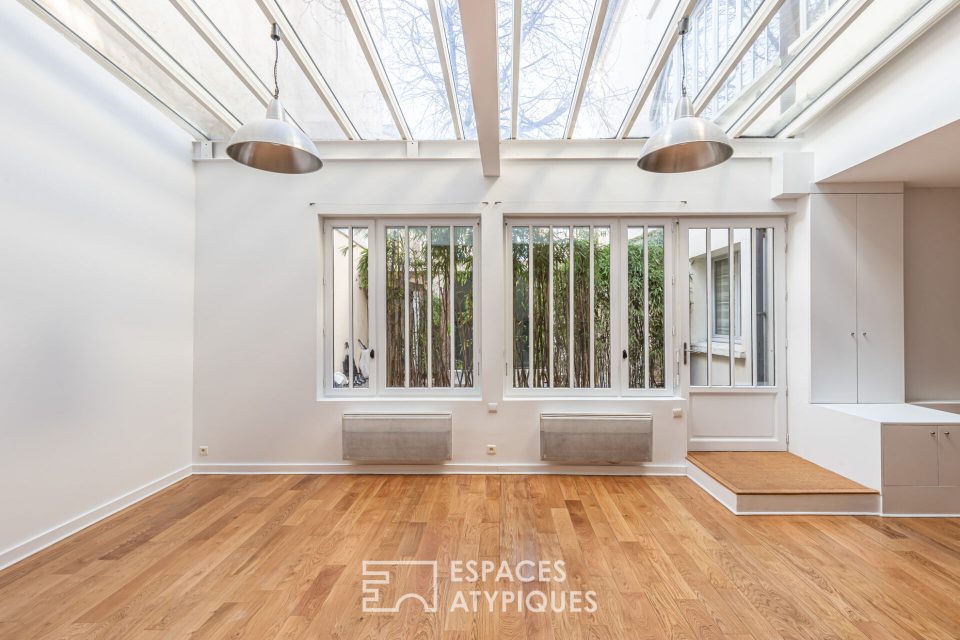 92800 PUTEAUX - Duplex esprit loft dans ancien garage-atelier - Réf. 3441EP