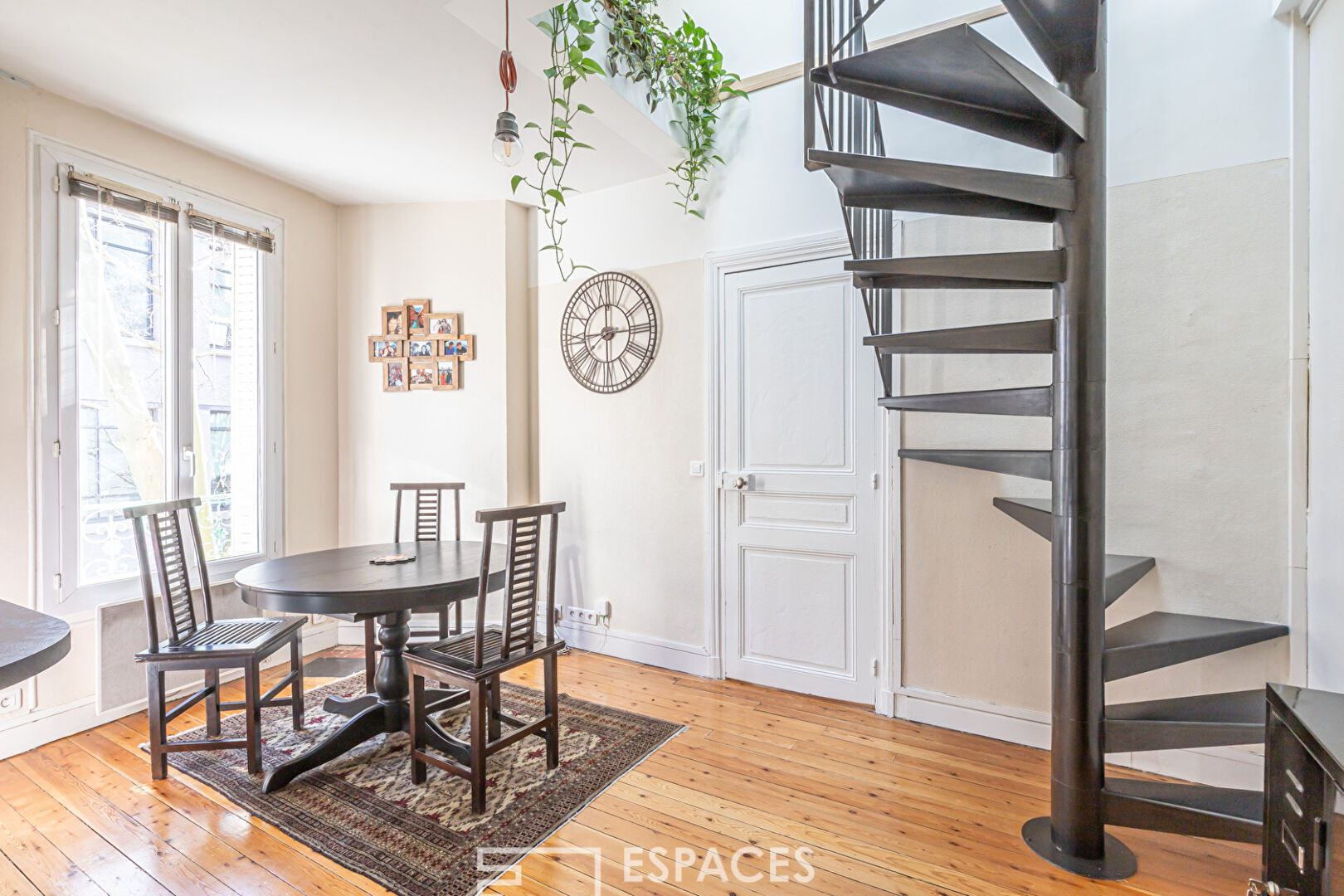 Attic duplex on the top floor