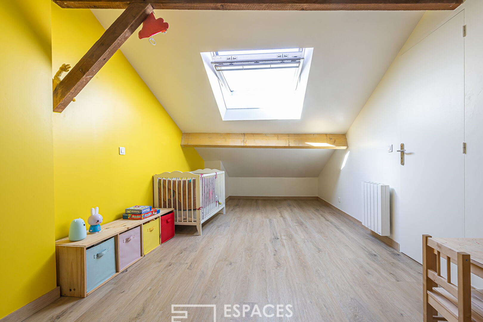 Attic duplex on the top floor