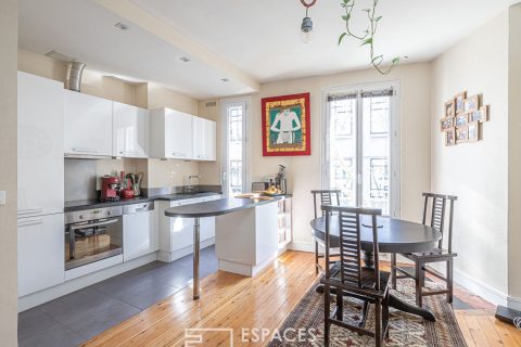 Attic duplex on the top floor