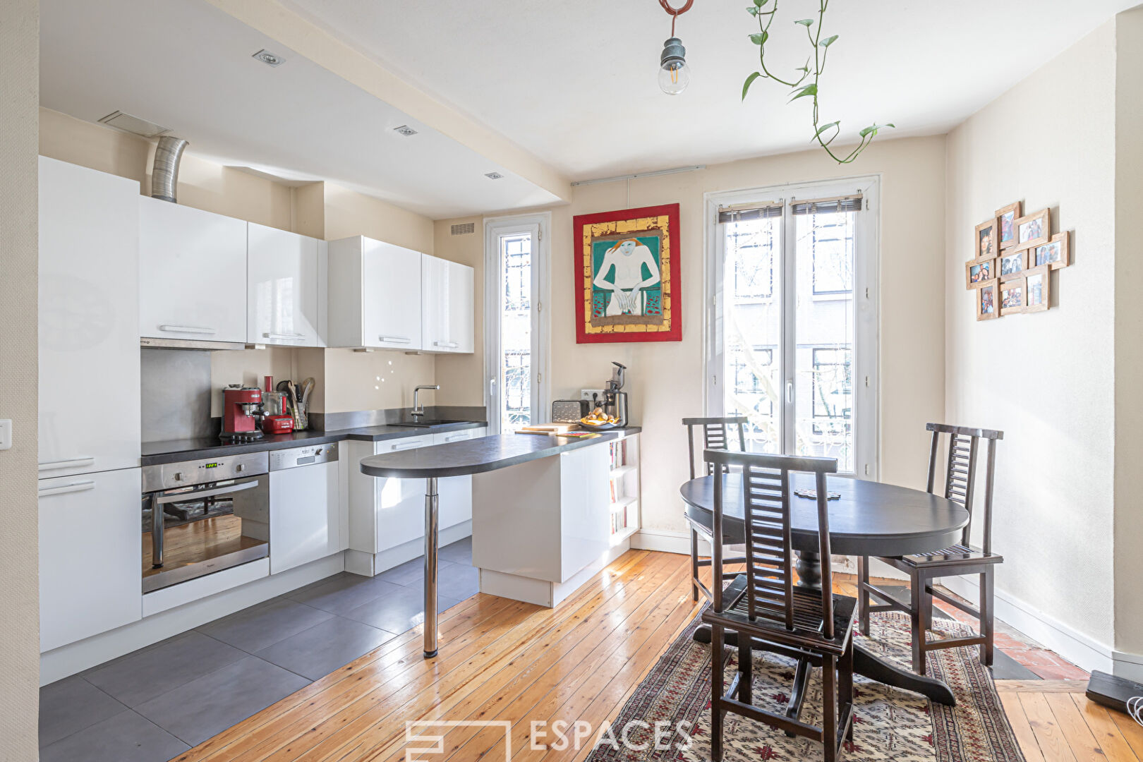 Attic duplex on the top floor