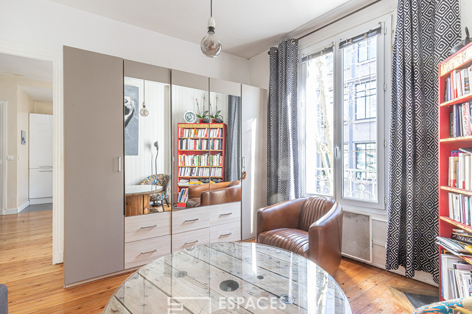Attic duplex on the top floor