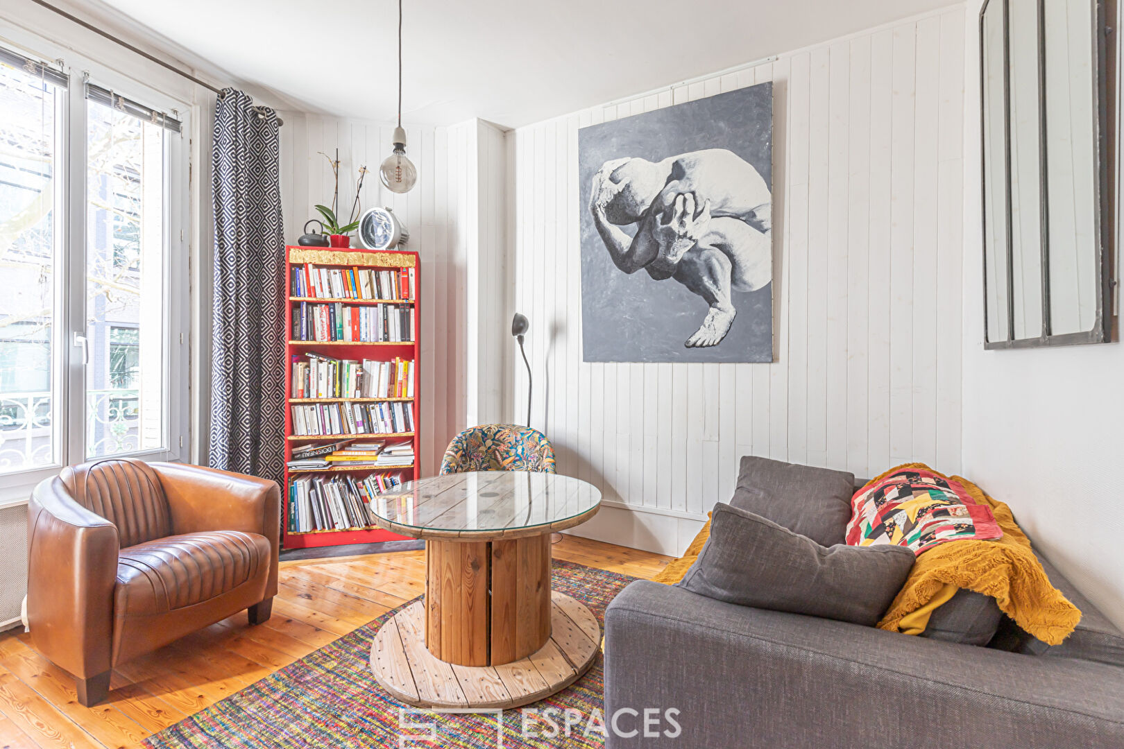 Attic duplex on the top floor