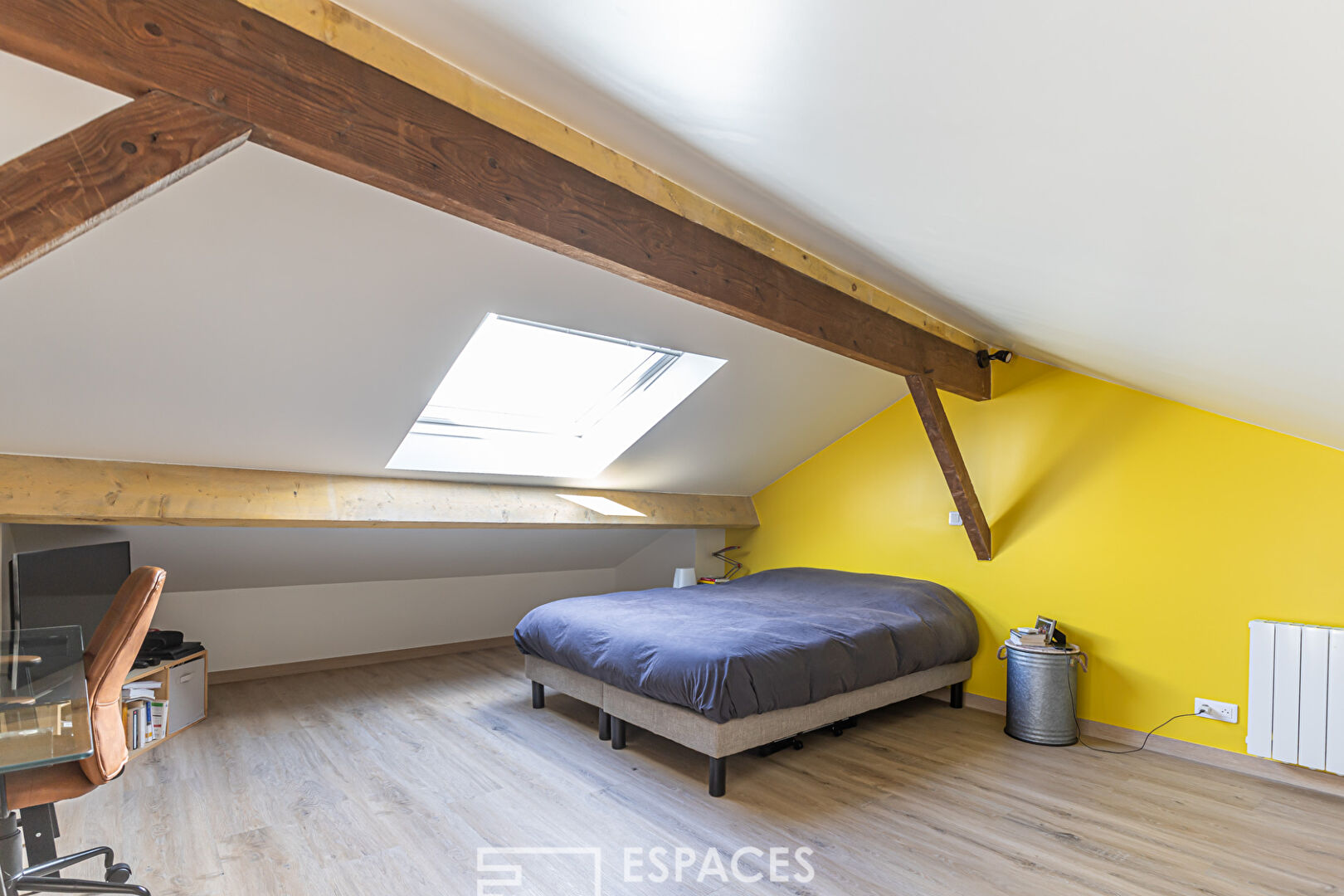 Attic duplex on the top floor