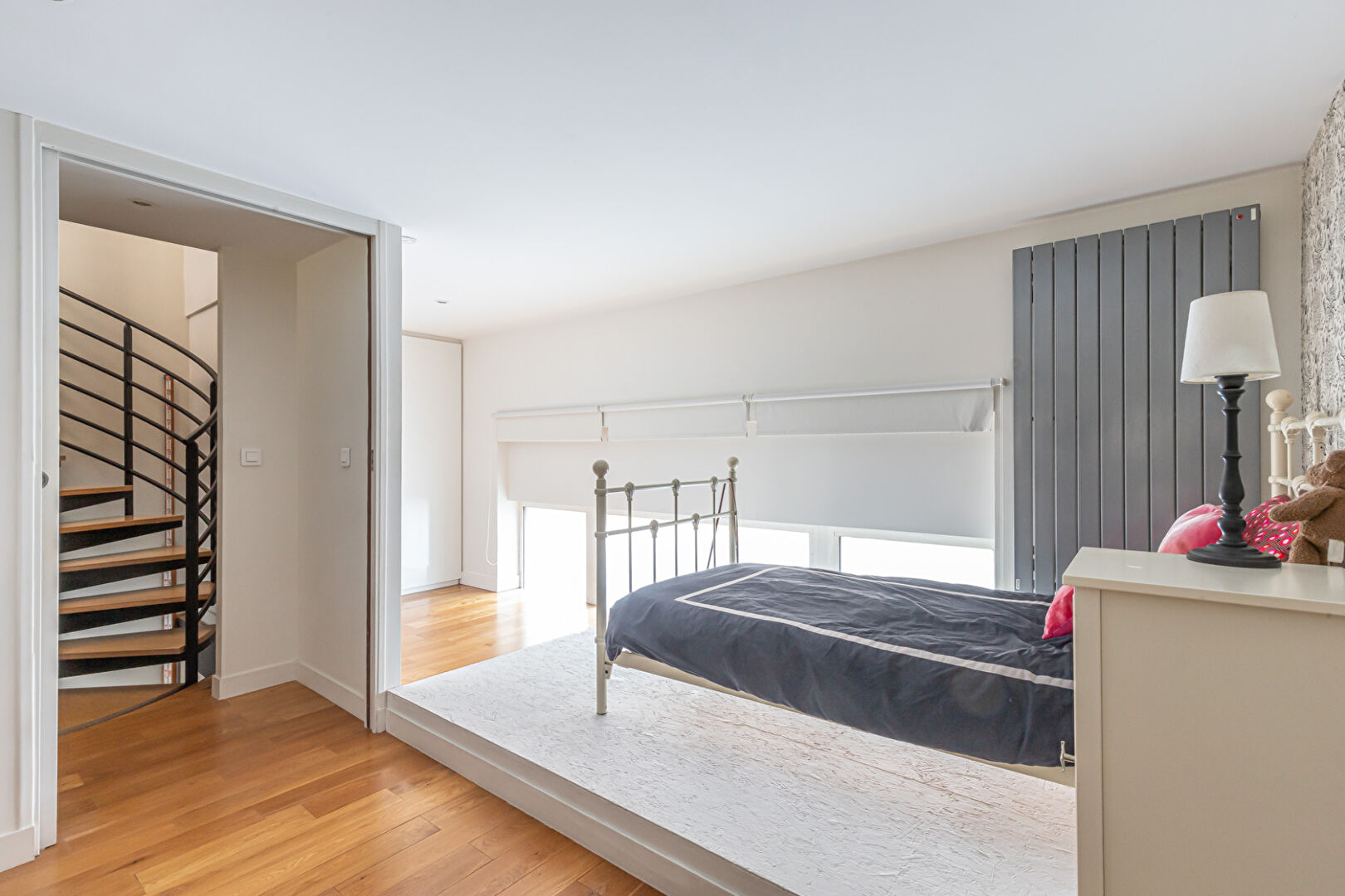 Loft with terraces and garden in a former printing house