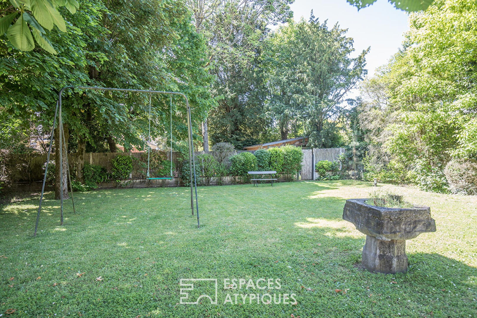 Building land in residential area