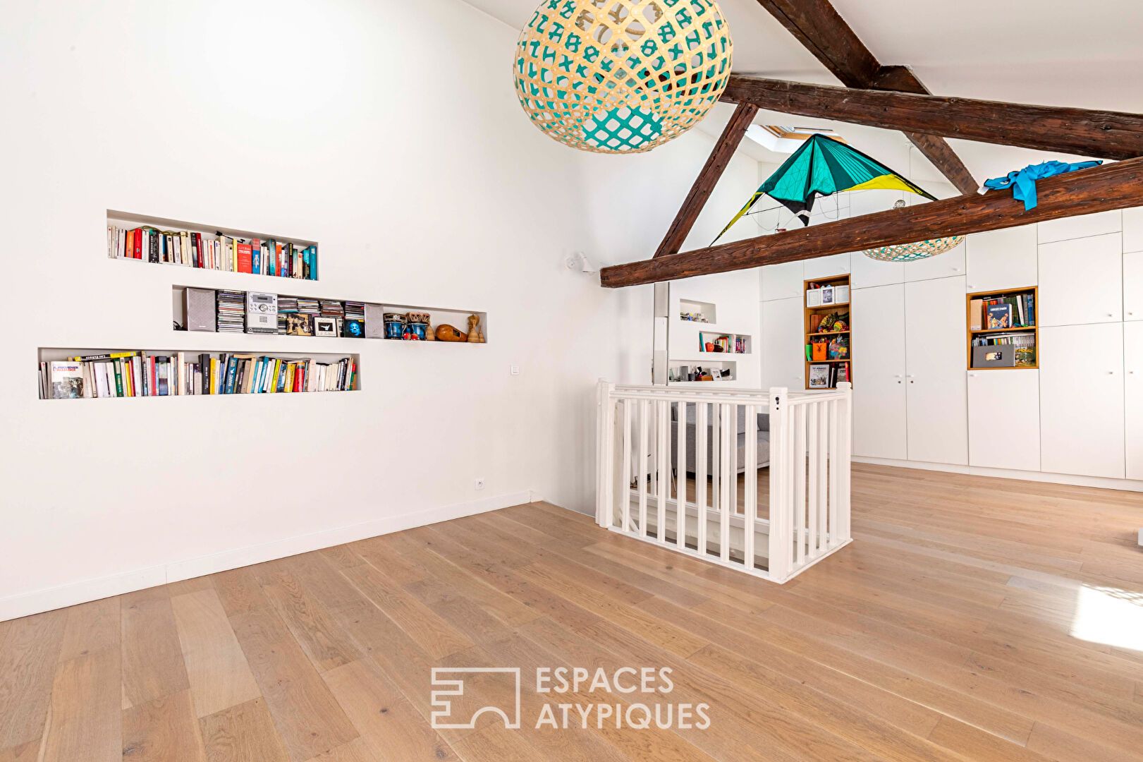 Renovated loft house with green terrace