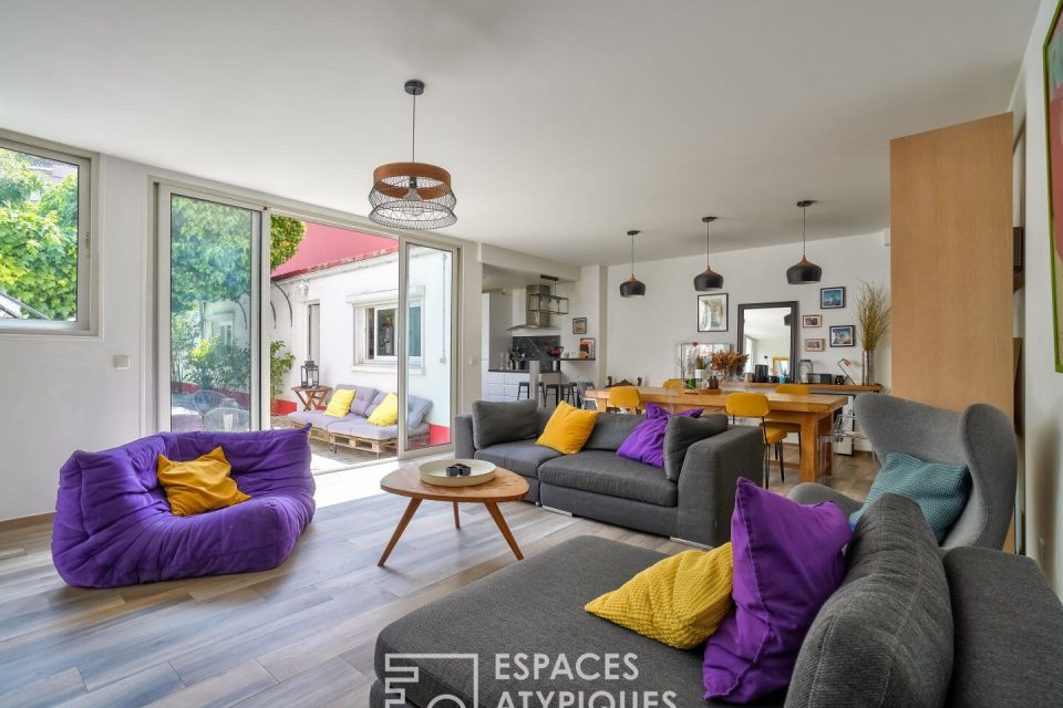 92270 BOIS COLOMBES - Maison avec cour végétalisée et terrasses - Réf. 3669EP