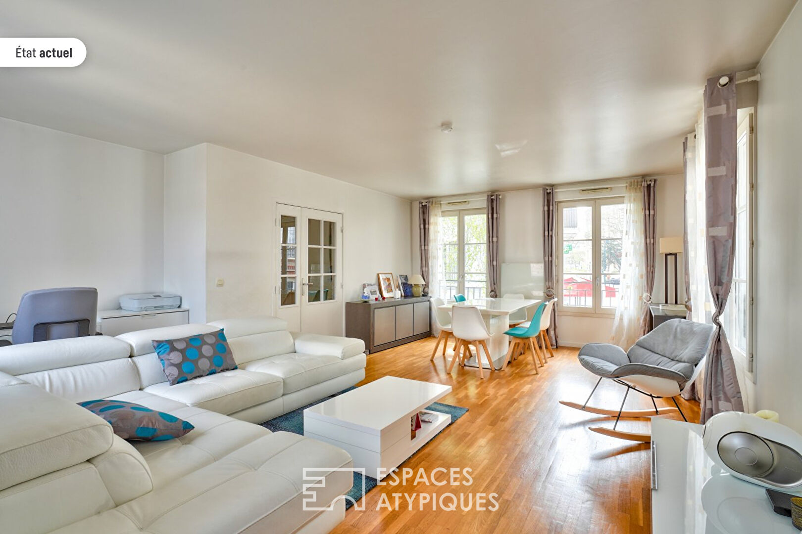 Duplex on the top floor house spirit