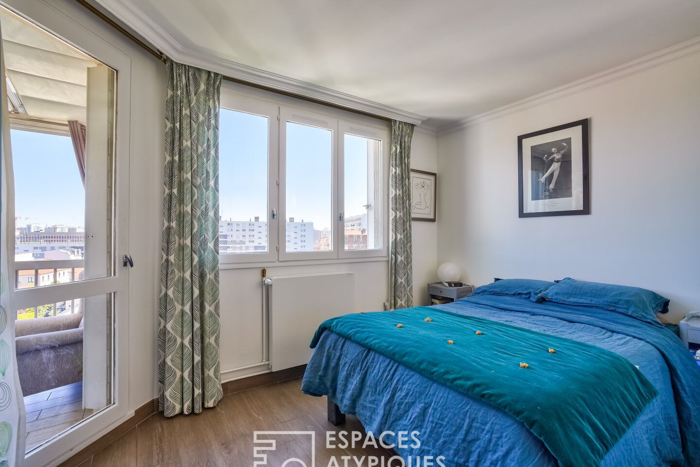Apartment with open view and large green terrace