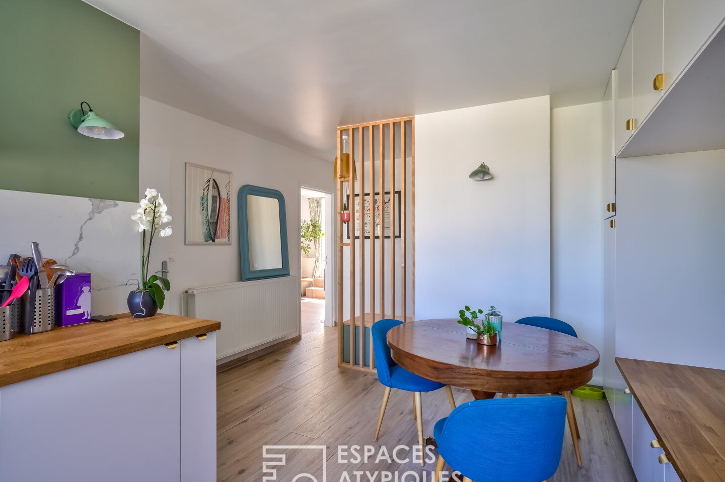 Apartment with open view and large green terrace