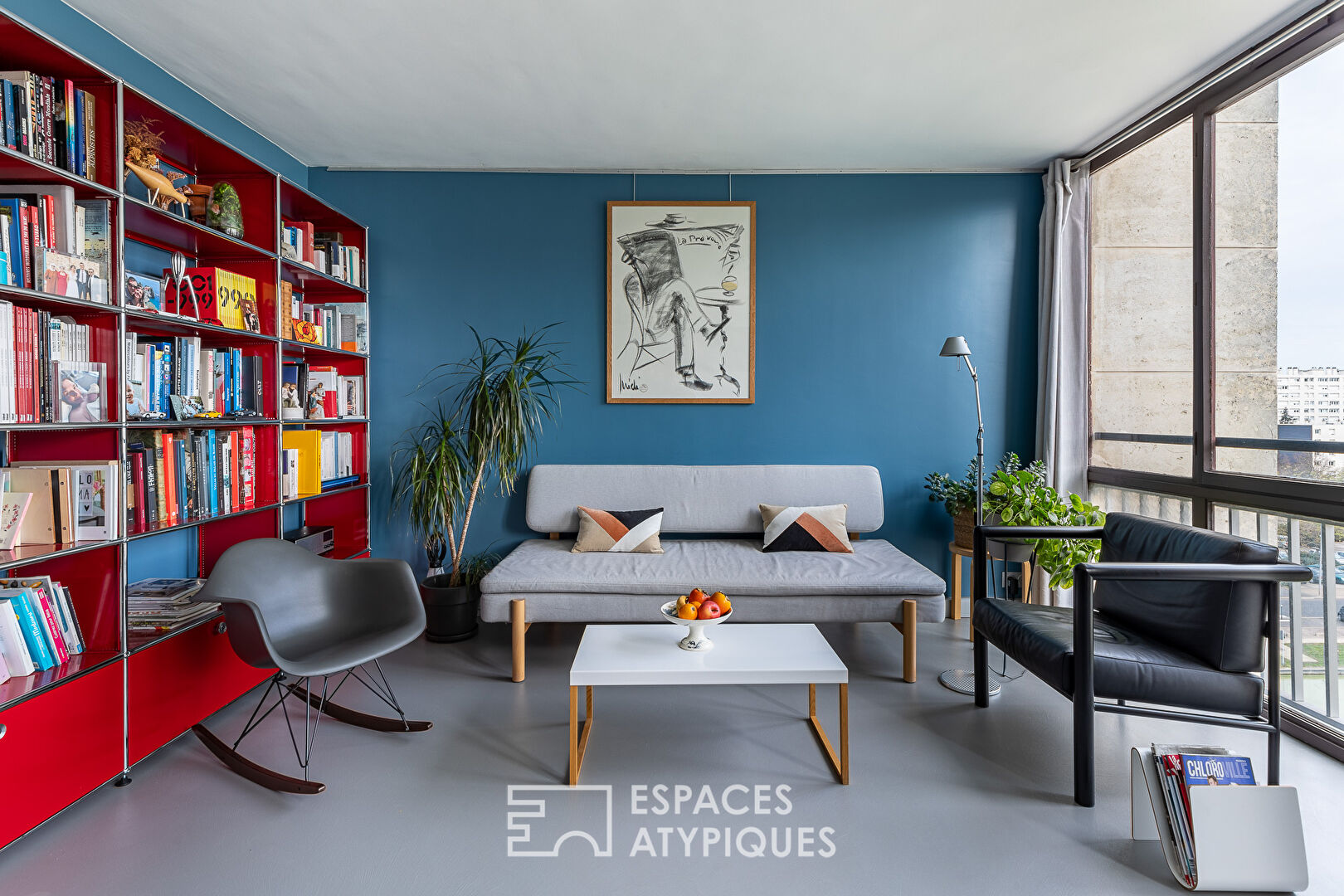 Architect’s apartment in Fernand Pouillon residence