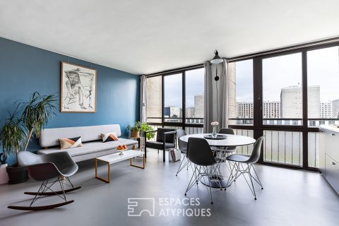 Architect’s apartment in Fernand Pouillon residence