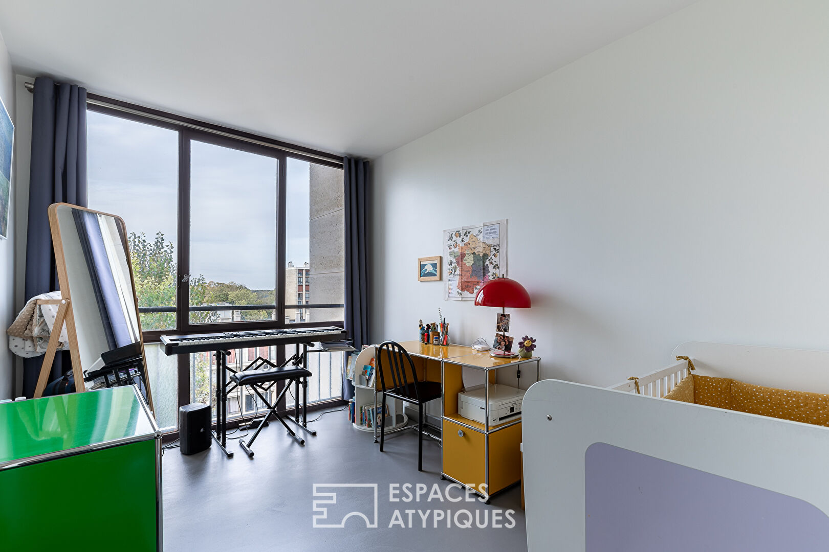 Architect’s apartment in Fernand Pouillon residence