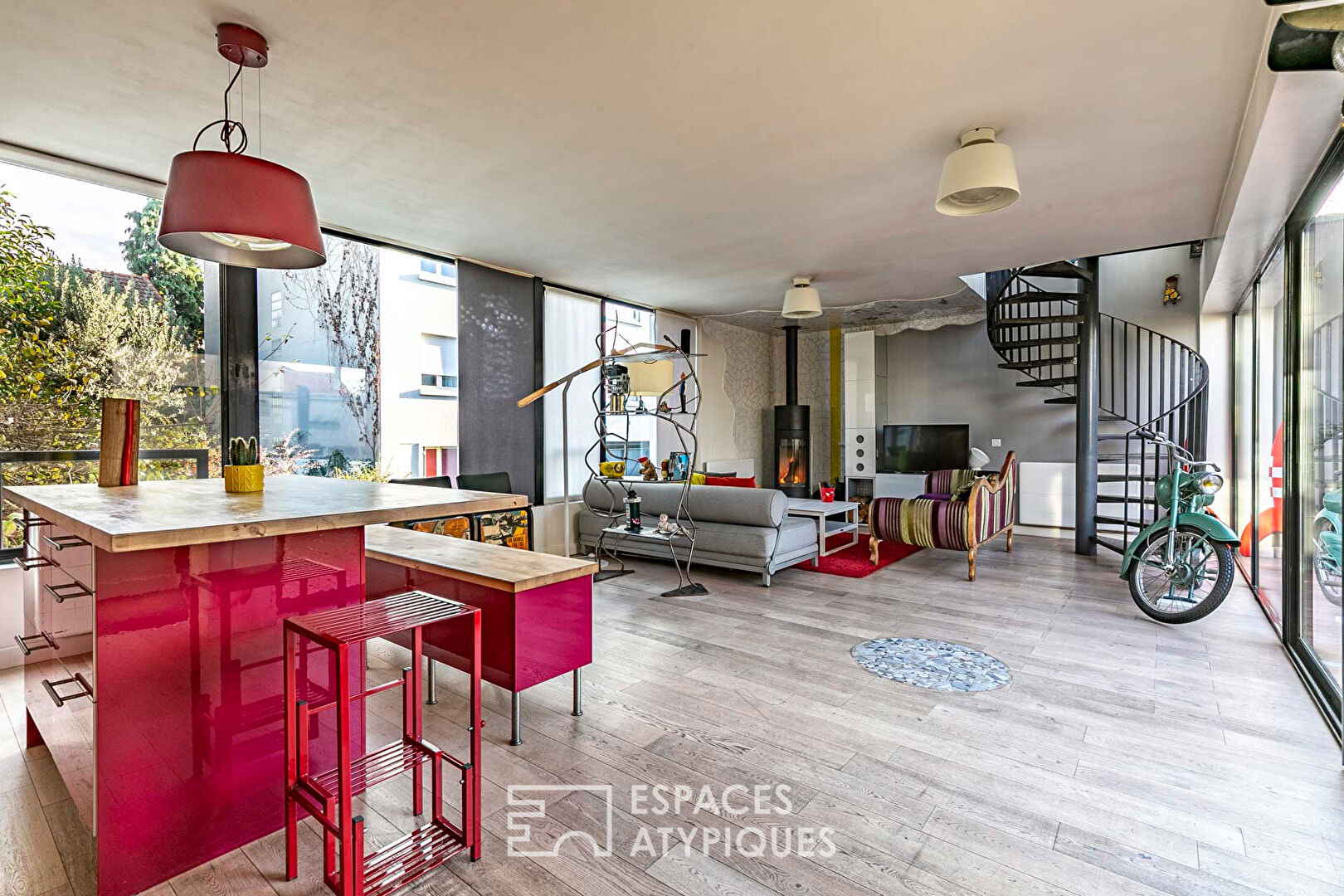 Duplex esprit maison contemporaine