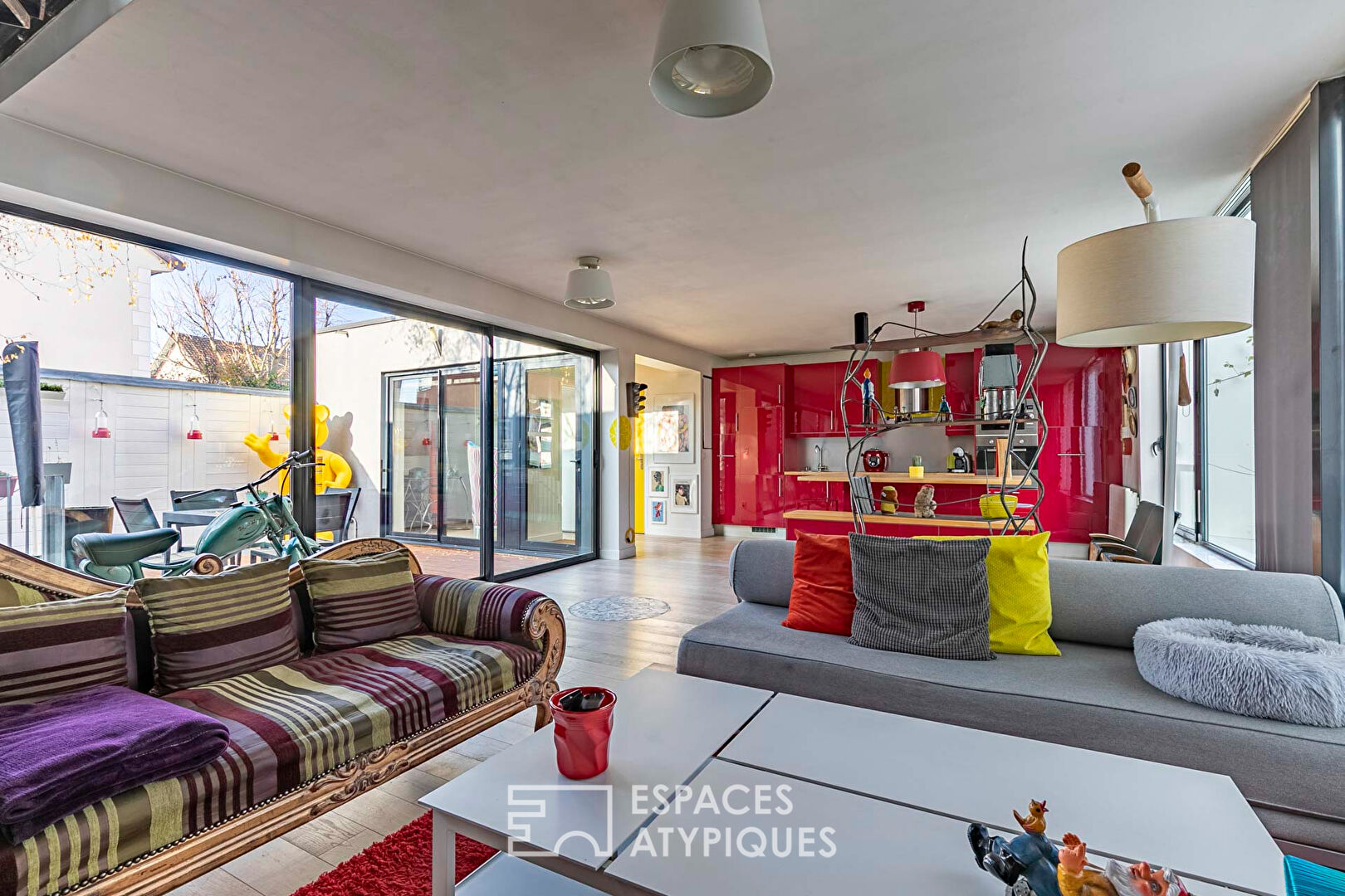 Duplex esprit maison contemporaine