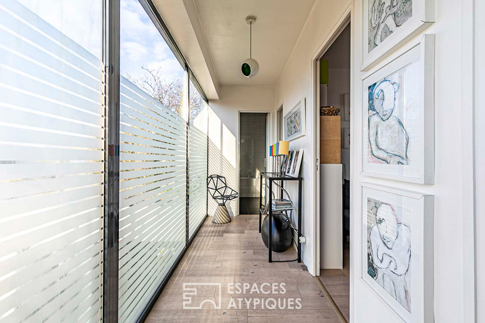 Duplex esprit maison contemporaine