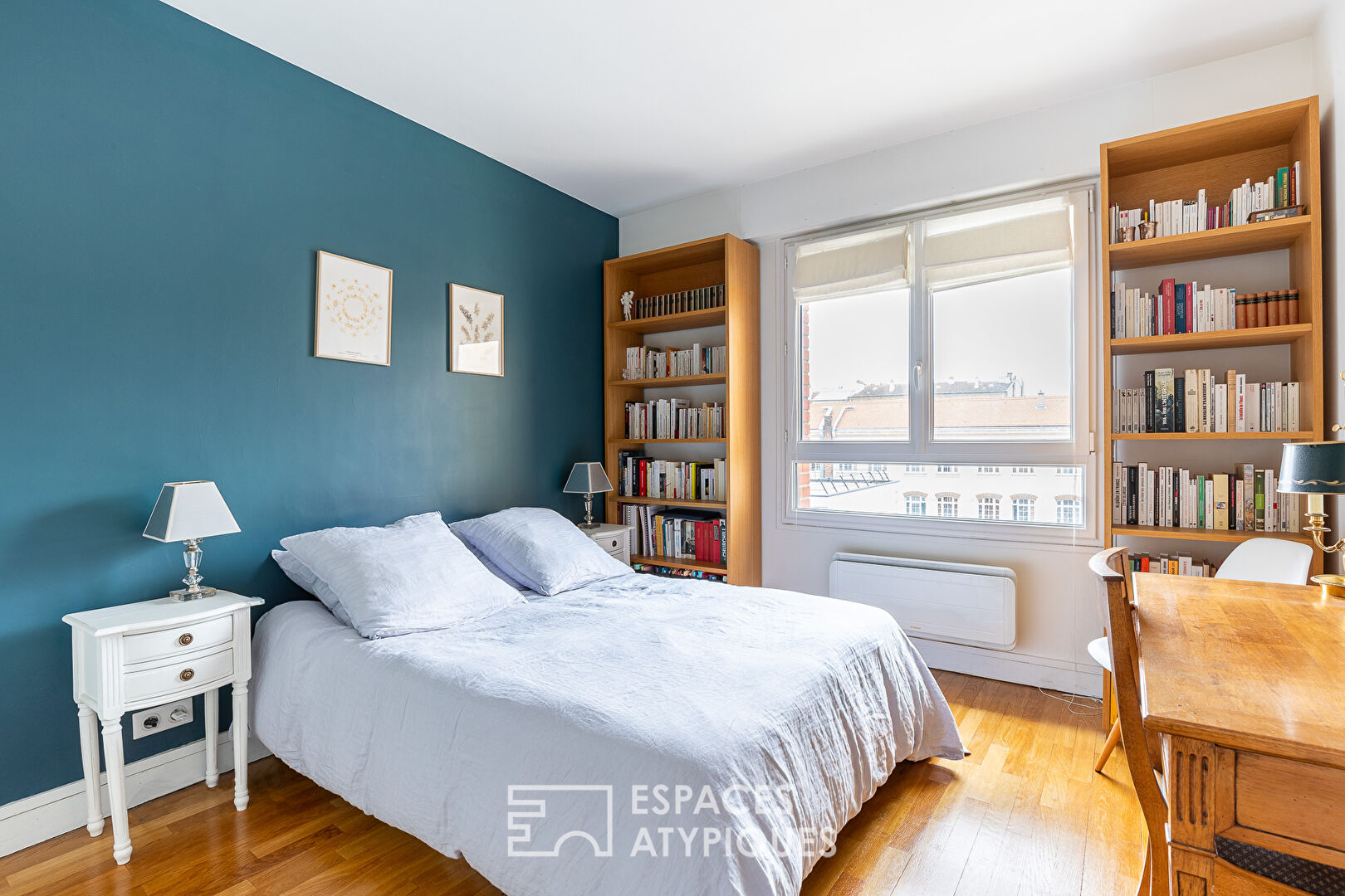 Appartement traversant avec balcon