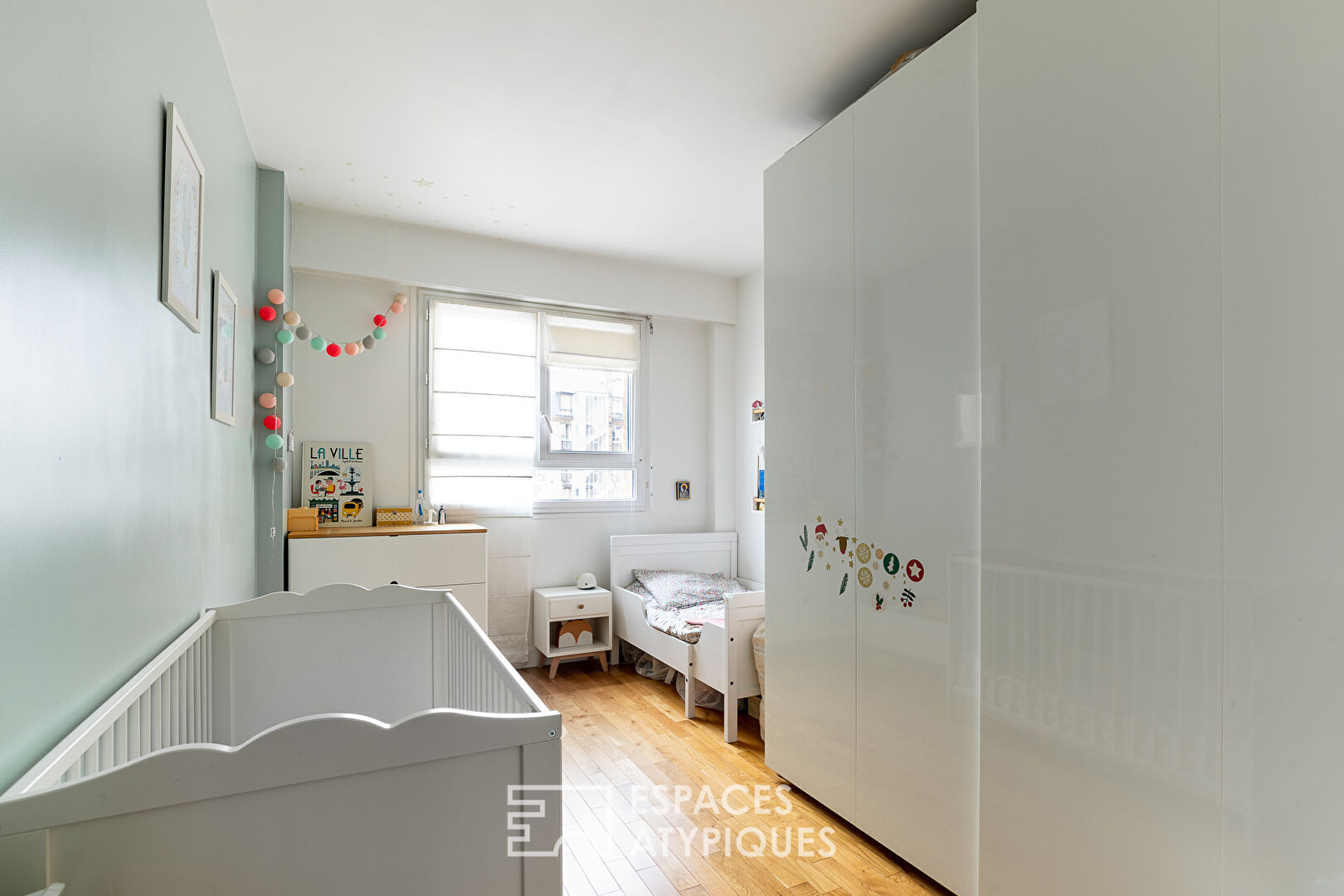 Appartement traversant avec balcon