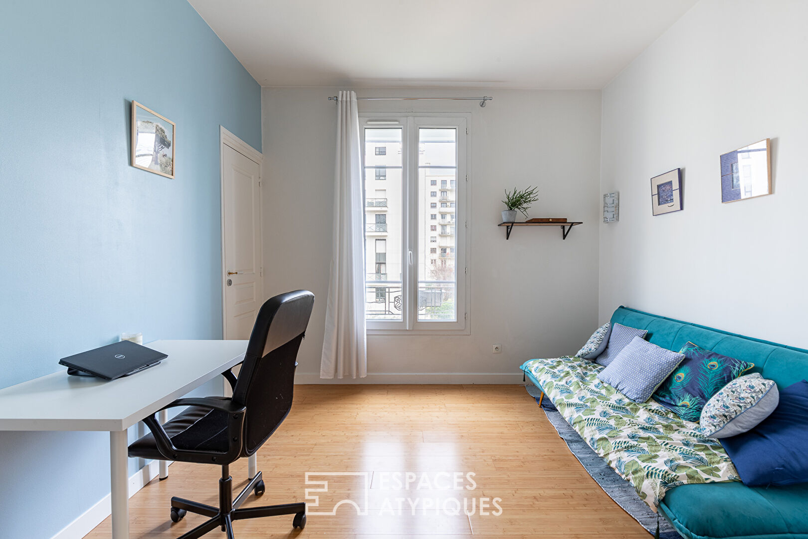 Appartement rénové et traversant sur jardin avec balcon