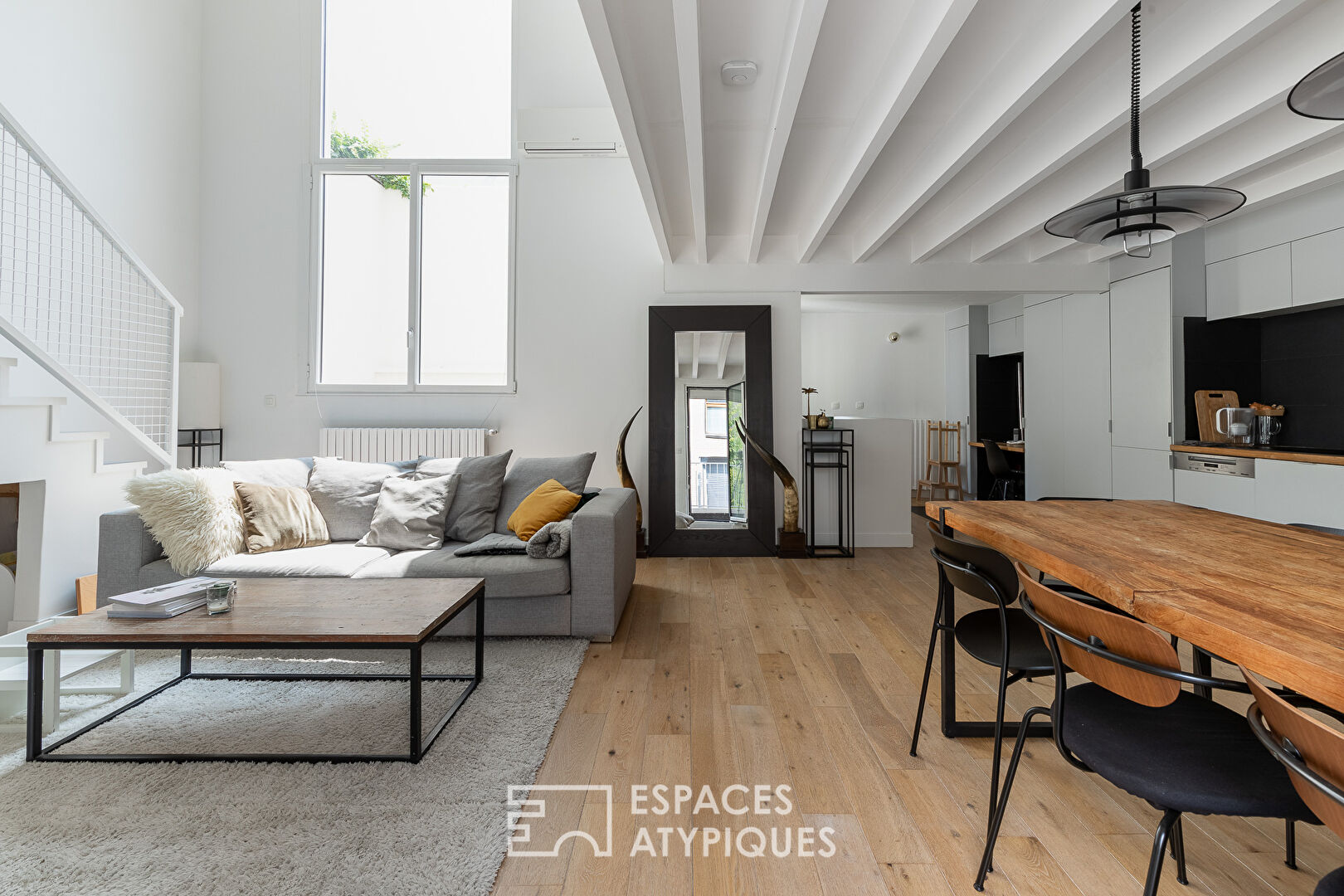 Architect’s house with patio, balcony, terrace and roof-top