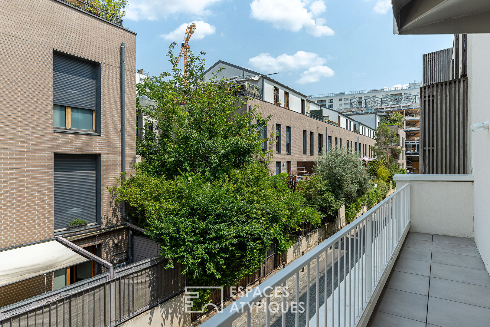 Architect’s house with patio, balcony, terrace and roof-top