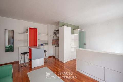 Appartement traité en open-space