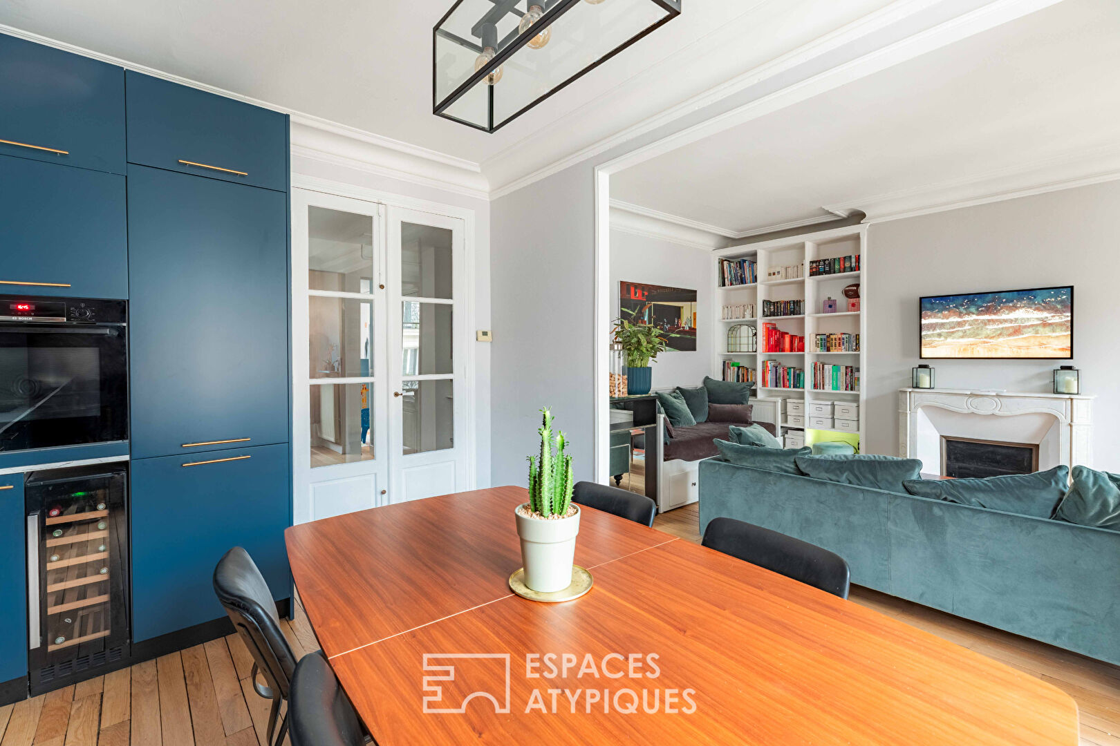 Appartement traversant à Epinettes-Batignolles