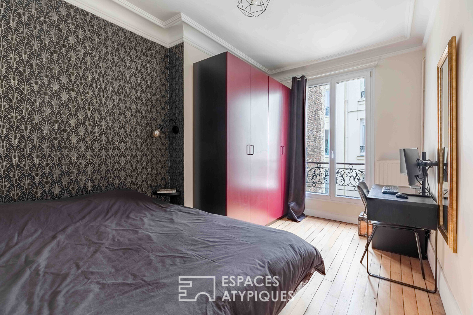 Appartement traversant à Epinettes-Batignolles