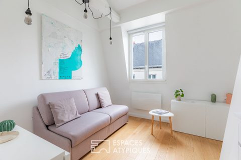 Renovated studio with mezzanine in Epinettes-Batignolles