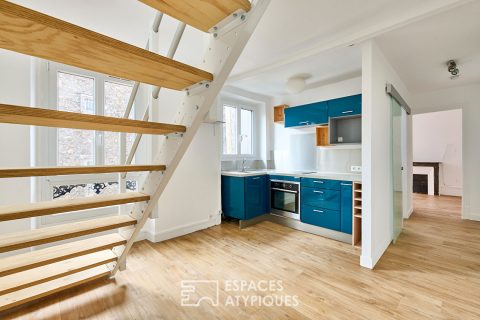 Duplex en dernier étage à Epinettes – Batignolles