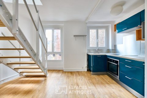 Duplex en dernier étage à Epinettes – Batignolles