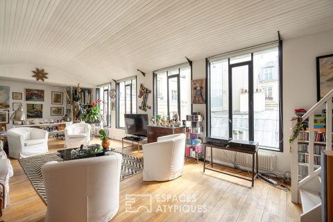 Duplex en dernier étage – Etienne-Marcel