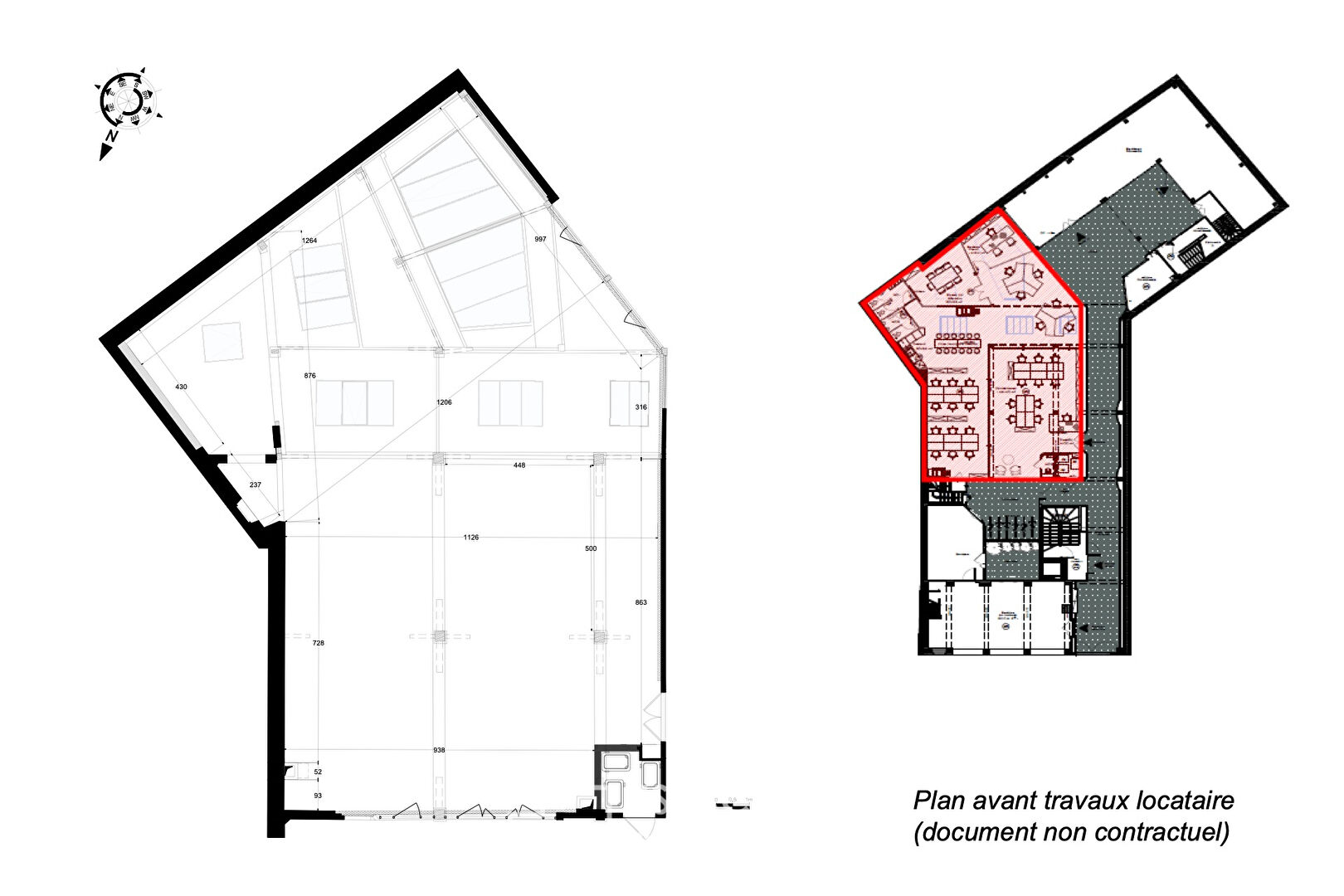 Loft commercial vendu loué – Quartier Lamarck
