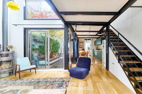 Maison esprit loft avec patio et terrasse proche Marché de l’Olive