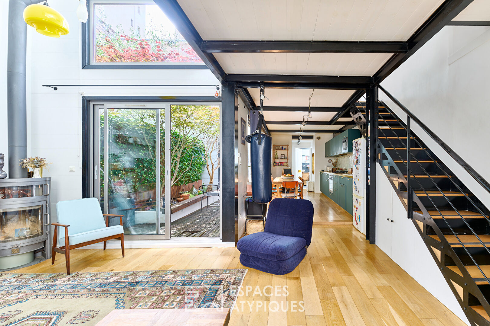 Maison esprit loft avec patio et terrasse proche Marché de l’Olive