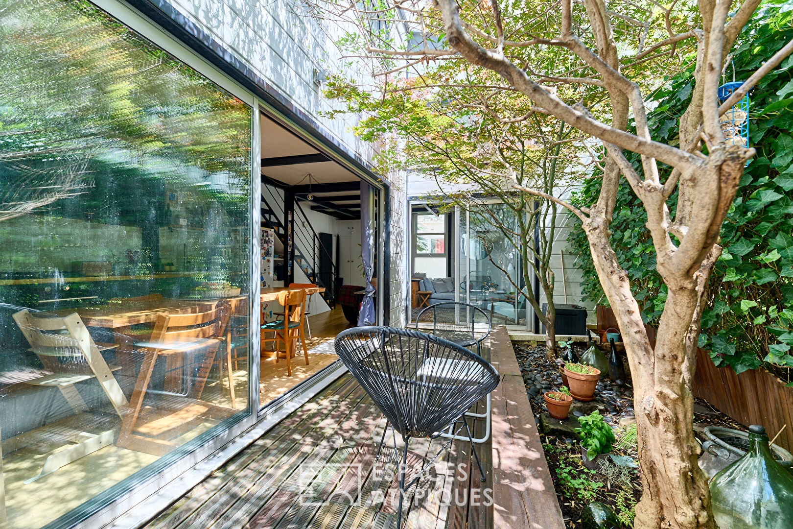 Maison esprit loft avec patio et terrasse proche Marché de l’Olive