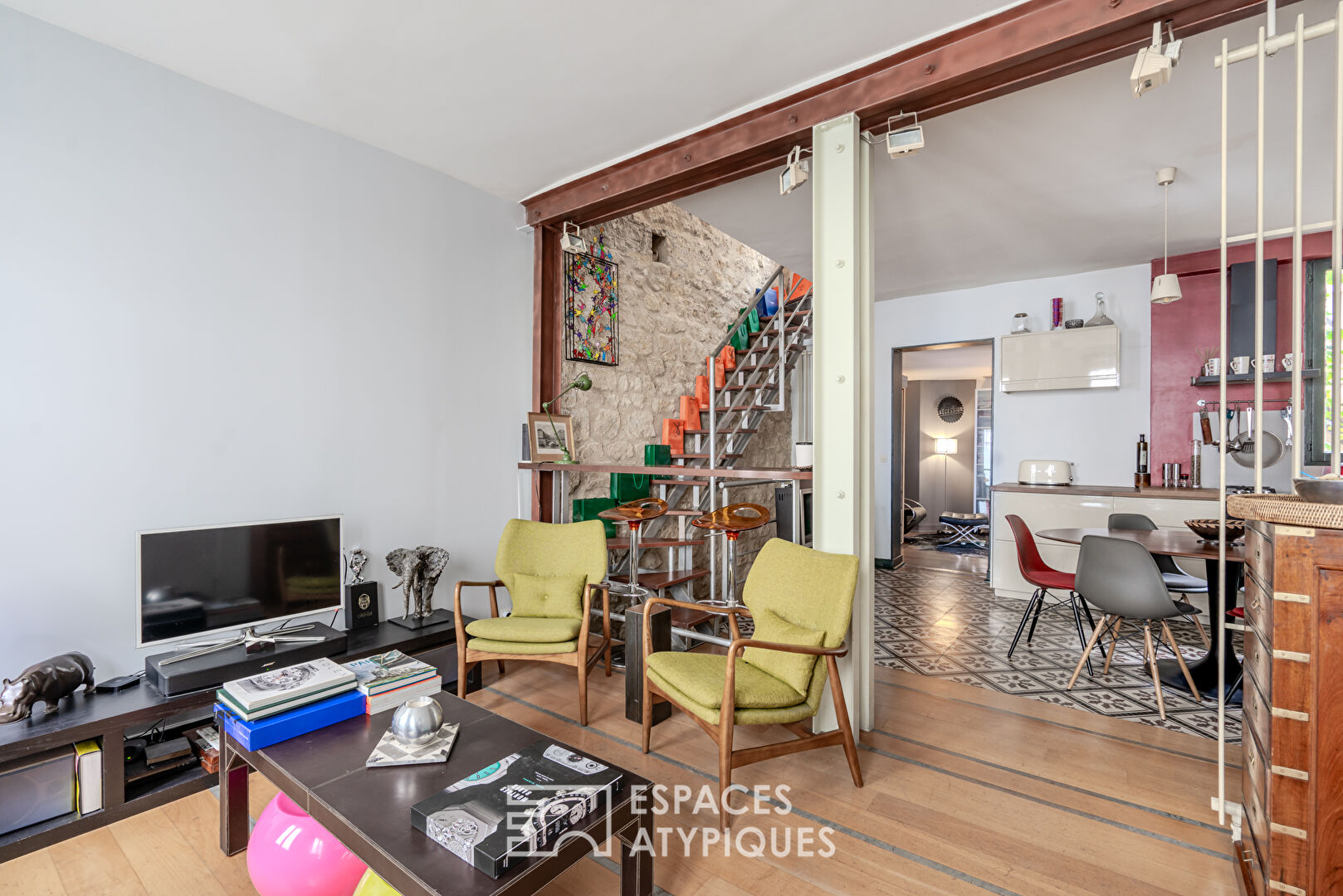 Family triplex with exteriors in Epinettes – Batignolles
