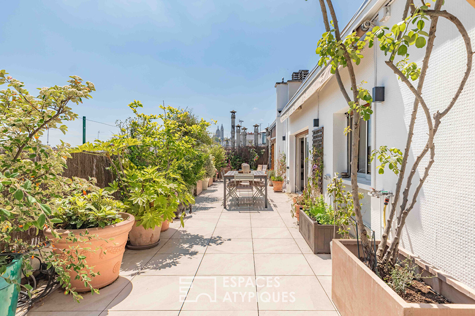 Penthouse avec grande terrasse et vues Paris – Sacré Coeur