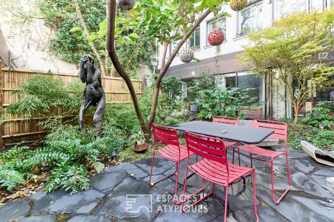Exceptional Loft apartment with garden – Trudaine district