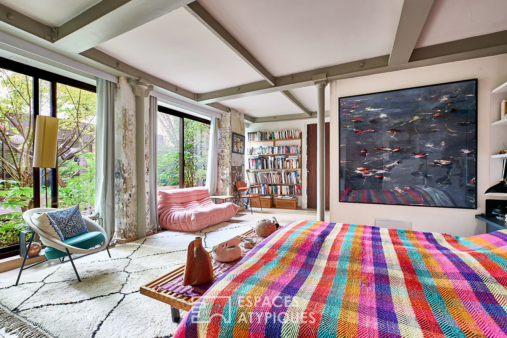 Exceptional Loft apartment with garden – Trudaine district