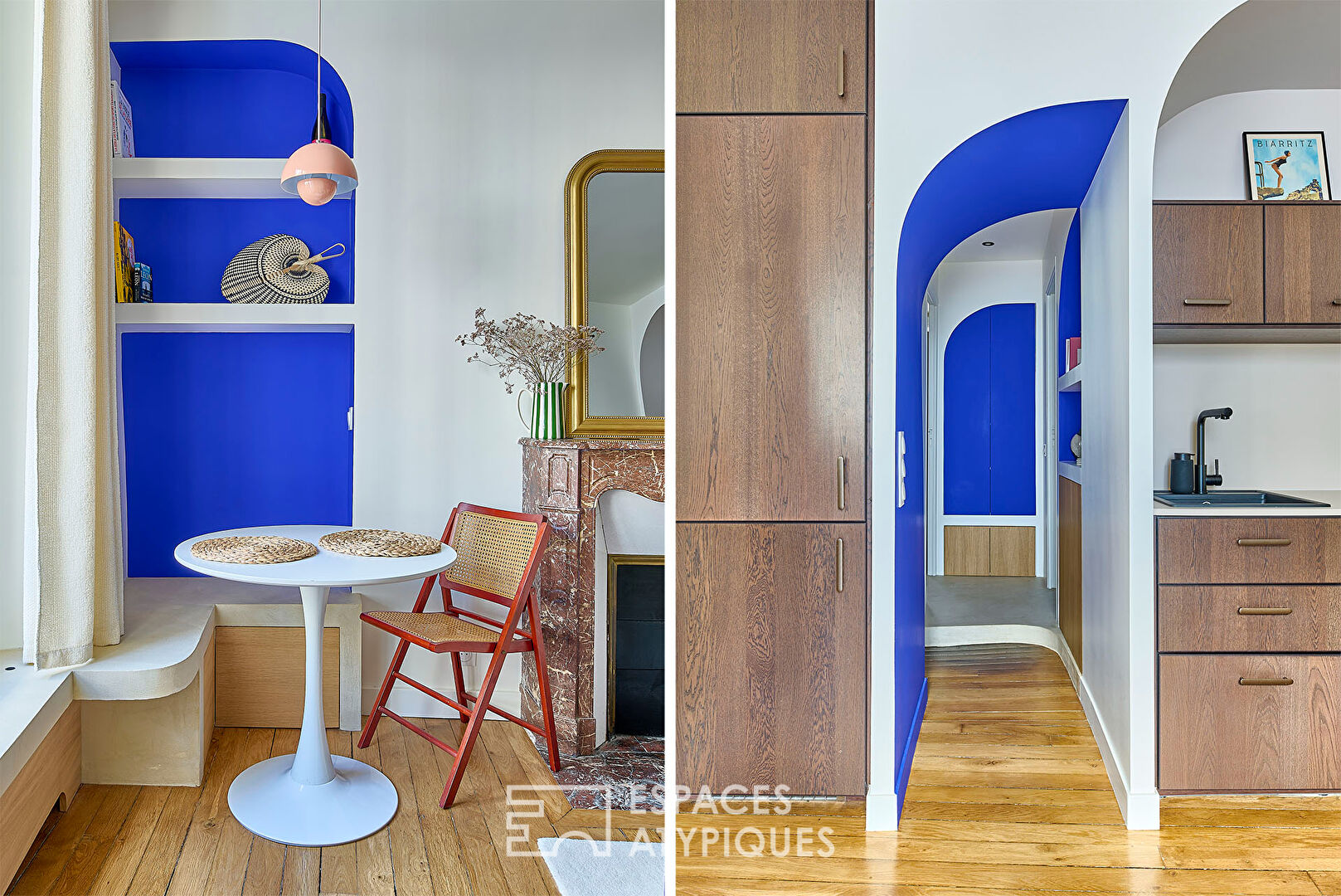 Apartment renovated by architect in Montmartre