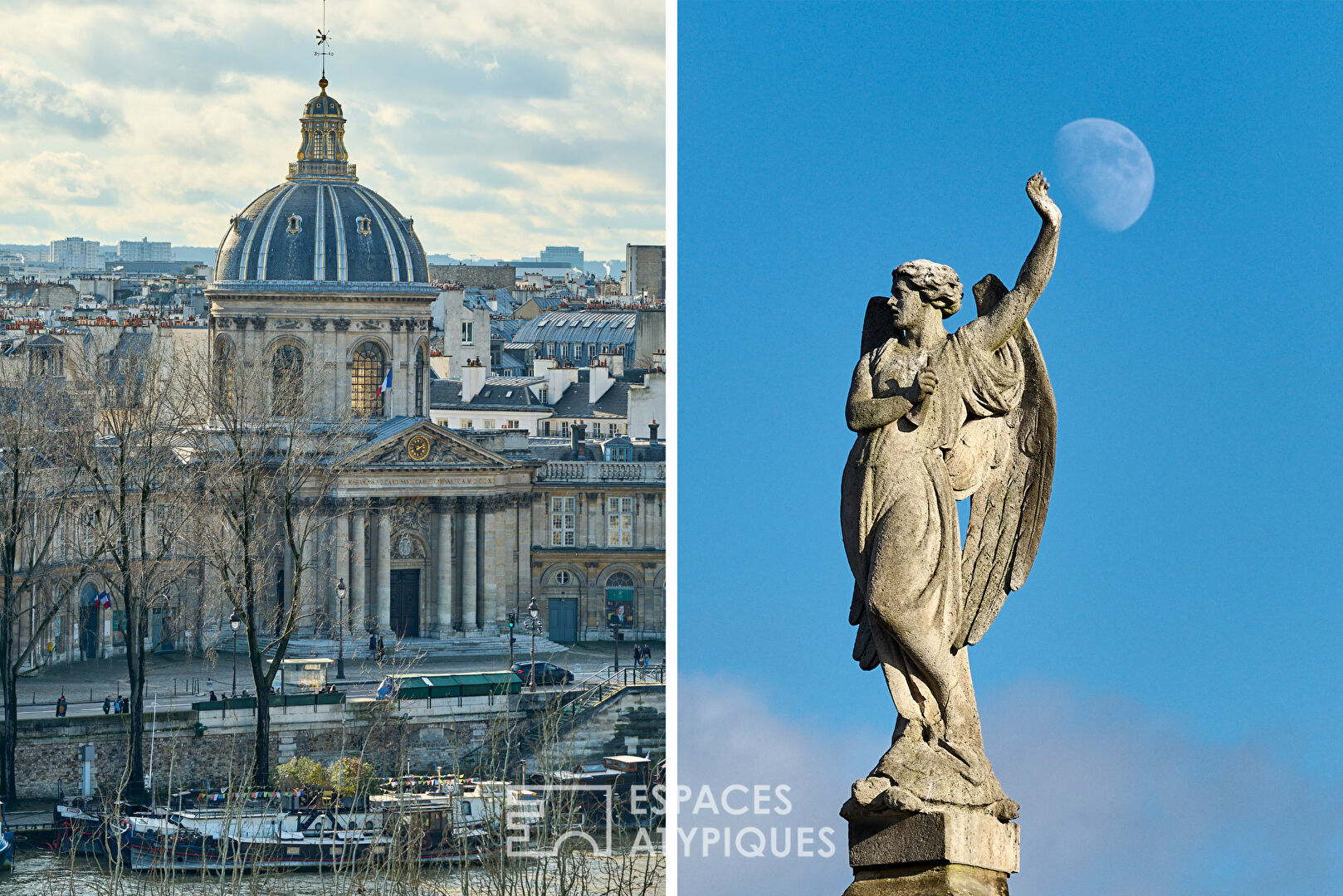 Luxurious Top-Floor Apartment in the Heart of Paris with Stunning Views of Its Iconic Landmarks