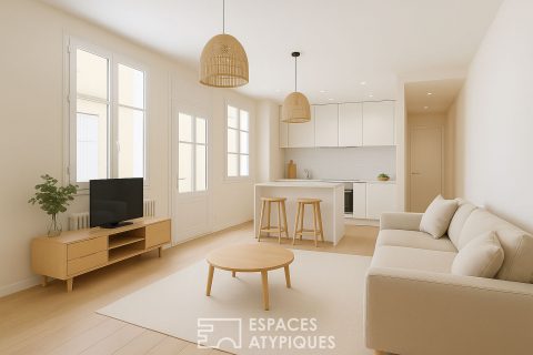 Maison sur cour proche Place Saint-Ferdinand