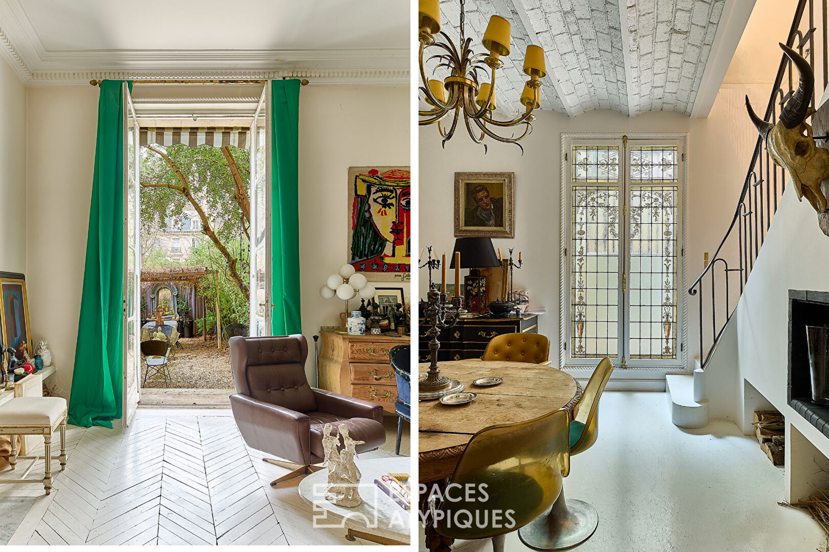 Duplex arty-chic avec jardin – Quartier Trocadéro