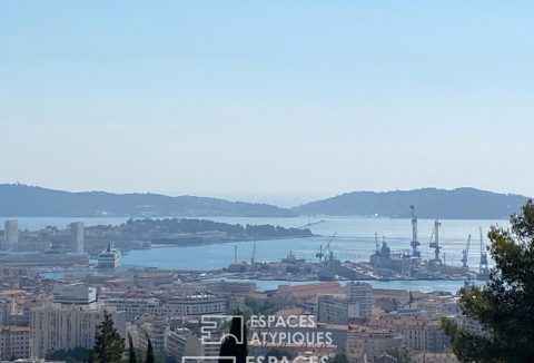 Terrain à bâtir viabilisé vue mer aérienne