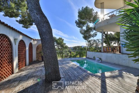 Maison d’architecte type Californienne avec piscine