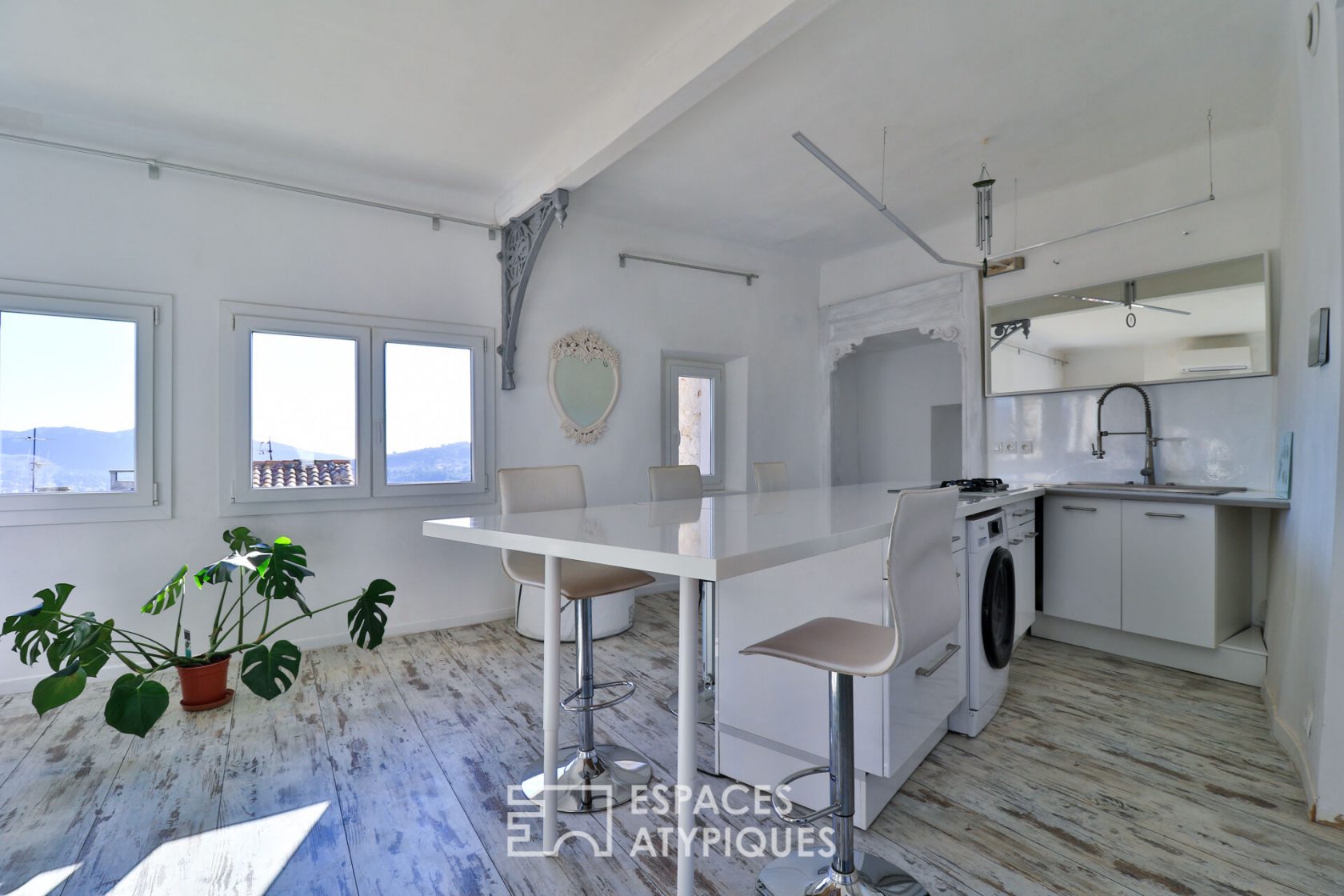 Village house with roof top terrace and panoramic view