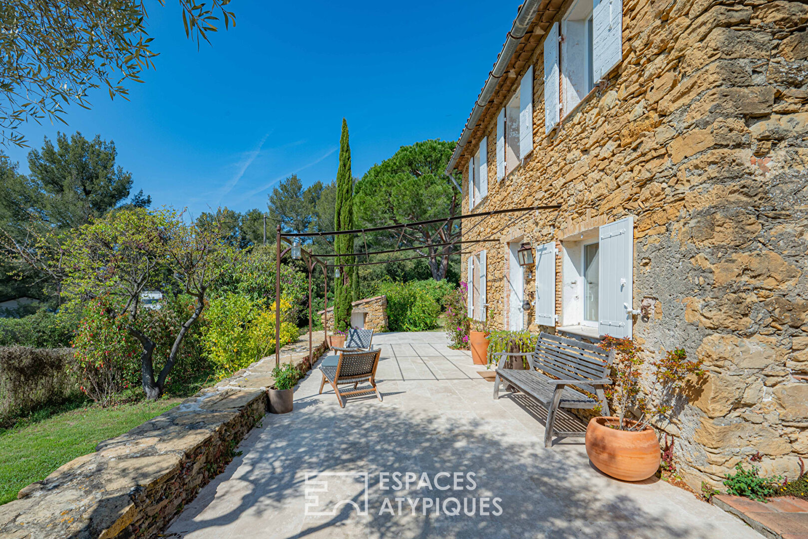 Sheepfold revisited with swimming pool and open view