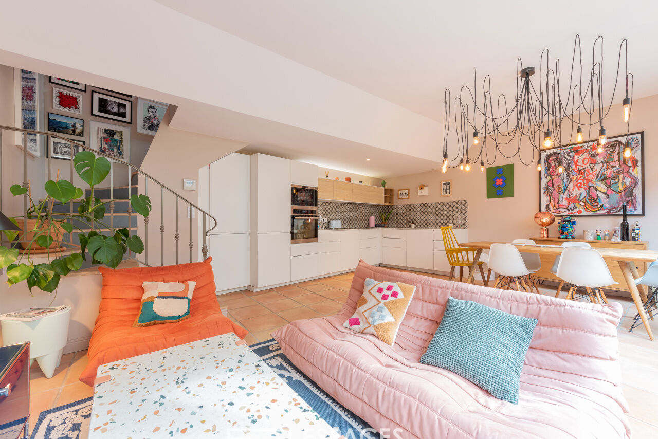 Contemporary duplex in a historic residence.